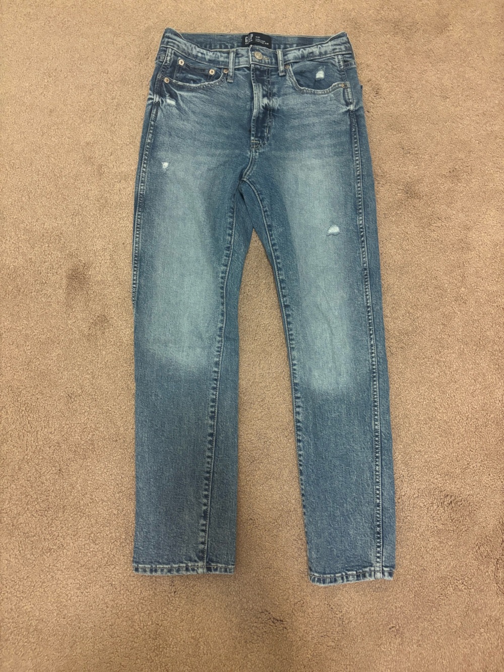 GAP high rise vintage slim blue jeans size 27